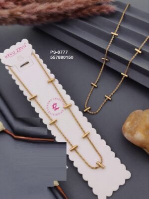 PS-8777 Anti-Tarnish Stainless Steel  Necklace