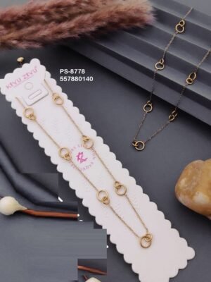 PS-8778 Anti-Tarnish Stainless Steel  Necklace