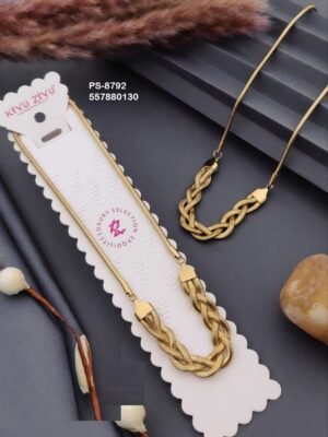 PS-8792 Anti-Tarnish Stainless Steel  Necklace