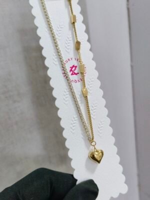 PS-8881 Anti-Tarnish Stainless Steel Necklace