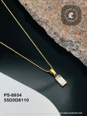PS-8934 Anti-Tarnish Stainless Steel Necklace