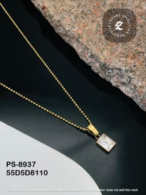 PS-8937 Anti-Tarnish Stainless Steel Necklace