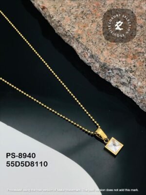 PS-8940 Anti-Tarnish Stainless Steel Necklace