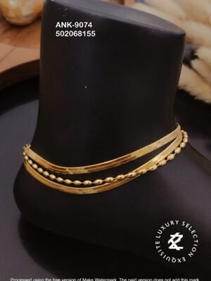 ANK-9074 Anti-Tarnish Stainless Steel Anklets