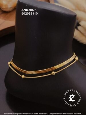 ANK-9075 Anti-Tarnish Stainless Steel Anklets