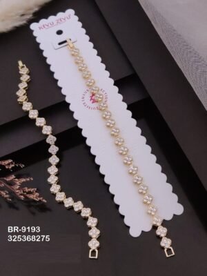 BR-9193 Impoted Gold Plated  Chain Bracelets