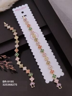 BR-9195 Impoted Gold Plated  Chain Bracelets