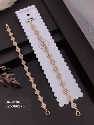 BR-9196 Impoted Gold Plated  Chain Bracelets