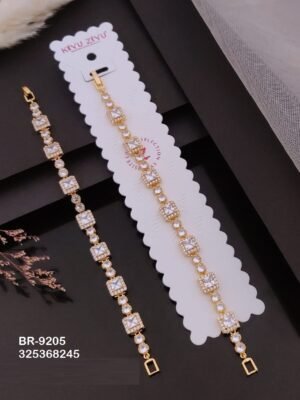 BR-9205 Impoted Gold Plated  Chain Bracelets