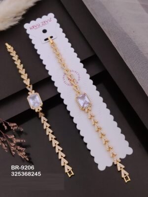 BR-9206 Impoted Gold Plated  Chain Bracelets