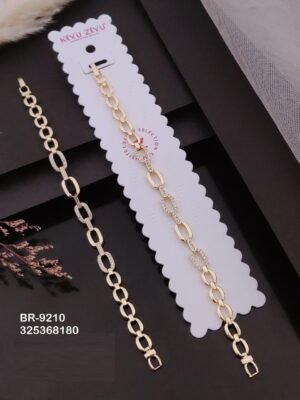 BR-9210 Impoted Gold Plated  Chain Bracelets