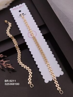 BR-9211 Impoted Gold Plated  Chain Bracelets