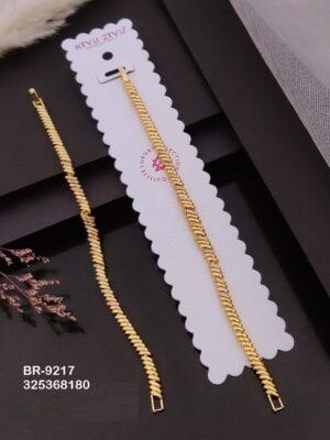BR-9217 Impoted Gold Plated  Chain Bracelets