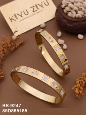 BR-9247 Anti-Tarnish Stainless Steel Bracelet  KADA