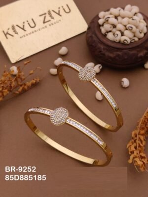 BR-9252 Anti-Tarnish Stainless Steel Bracelet  KADA