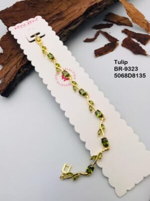 BR-9323 Anti Tarnish impoted  TULIP BRACELET