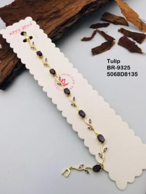 BR-9325 Anti Tarnish impoted  TULIP BRACELET