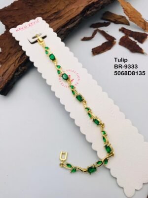BR-9333 Anti Tarnish impoted  TULIP BRACELET