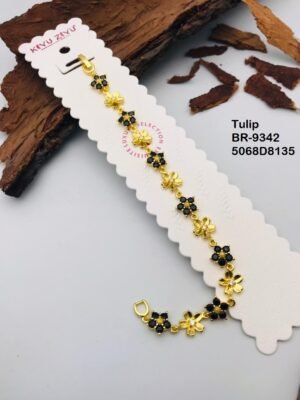 BR-9342 Anti Tarnish impoted  TULIP BRACELET