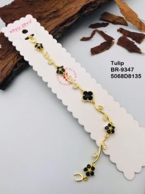 BR-9347 Anti Tarnish impoted  TULIP BRACELET