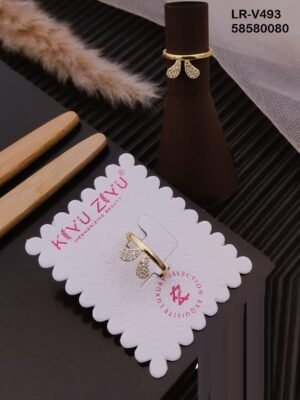 LR-V493 Imported Gold Plated Brass  Rings