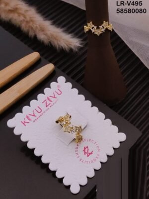 LR-V495 Imported Gold Plated Brass  Rings