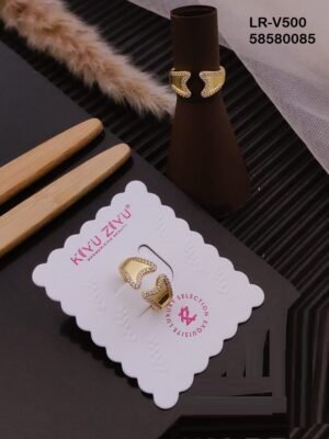 LR-V500 Imported Gold Plated Brass  Rings