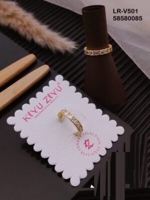 LR-V501 Imported Gold Plated Brass  Rings