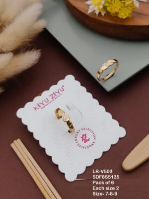 LR-V503_A Anti-Tarnish Stainless Steel Rings
