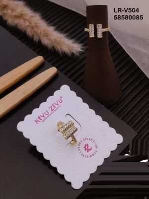 LR-V504 Imported Gold Plated Brass  Rings
