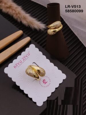 LR-V513 Imported Gold Plated Brass  Rings