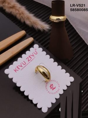 LR-V521 Imported Gold Plated Brass  Rings