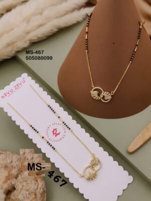 MS-467 Anti Tarnish Impoted Gold Plated  Mangalsutra