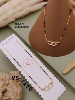 MS-470 Anti Tarnish Impoted Gold Plated  Mangalsutra