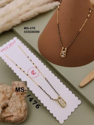 MS-476 Anti Tarnish Impoted Gold Plated  Mangalsutra
