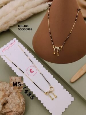 MS-485 Anti Tarnish Impoted Gold Plated  Mangalsutra