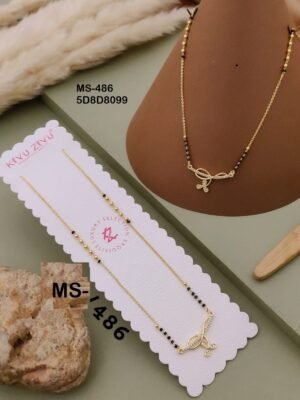 MS-486 Anti Tarnish Impoted Gold Plated  Mangalsutra
