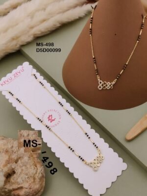 MS-498 Anti Tarnish Impoted Gold Plated  Mangalsutra