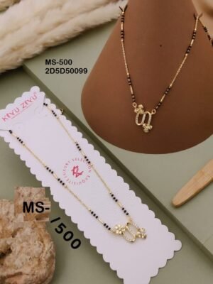 MS-500 Anti Tarnish Impoted Gold Plated  Mangalsutra
