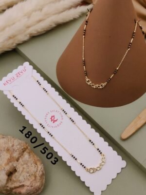 MS-503 Anti Tarnish Impoted Gold Plated  Mangalsutra
