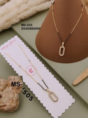 MS-505 Anti Tarnish Impoted Gold Plated  Mangalsutra