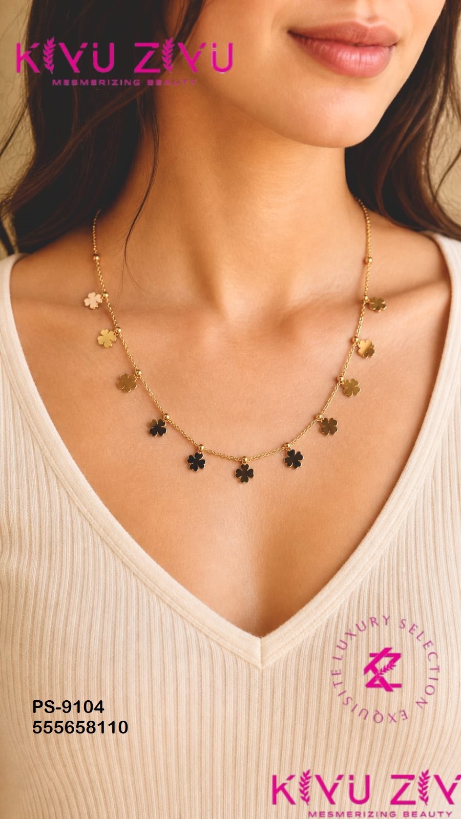 PS-9104 Anti-Tarnish Stainless Steel Necklace