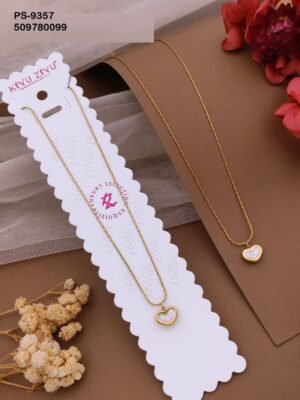PS-9357 Anti-Tarnish Stainless Steel Daily Wear Necklace