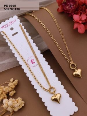 PS-9365 Anti-Tarnish Stainless Steel Daily Wear Necklace