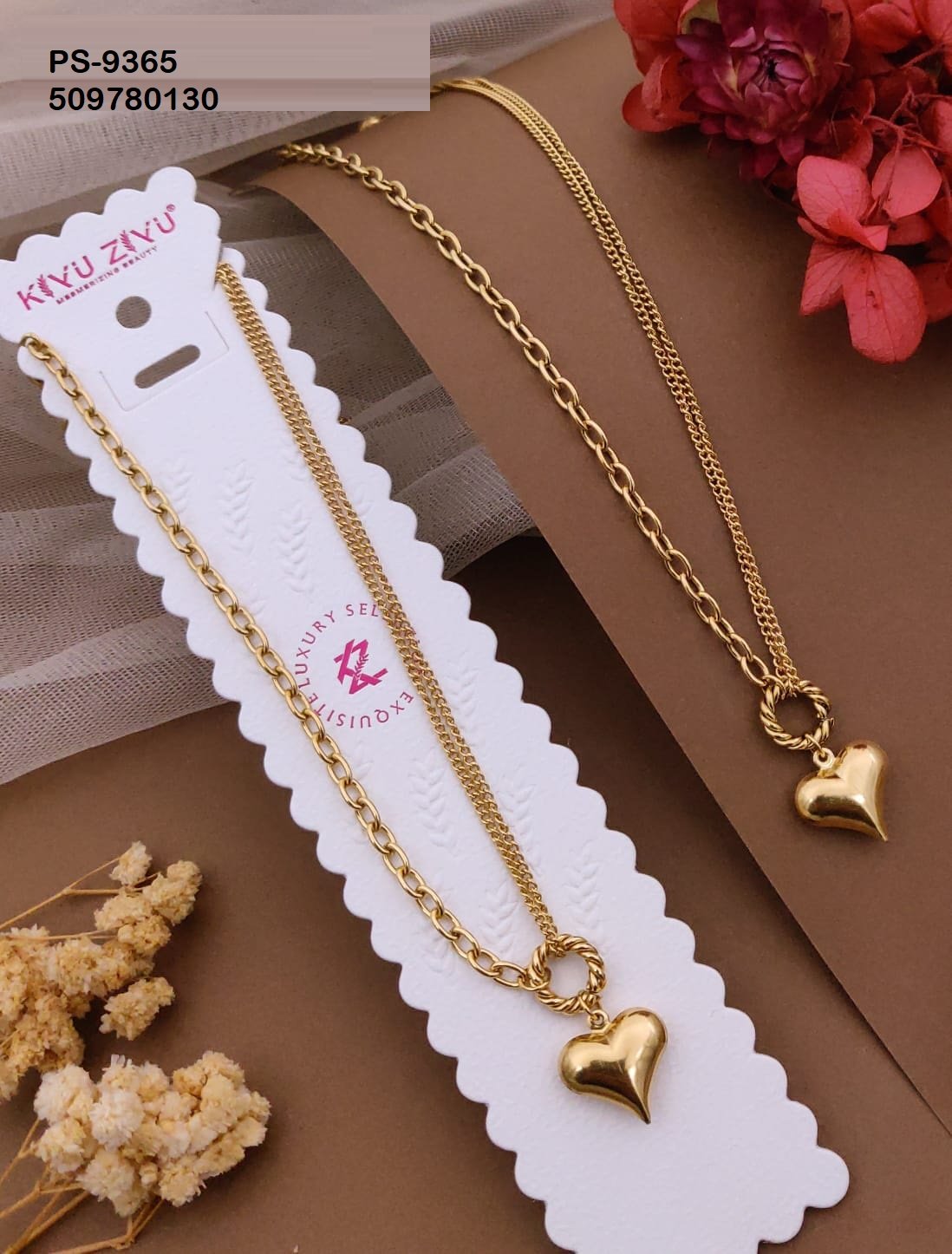 PS-9365 Anti-Tarnish Stainless Steel Daily Wear Necklace