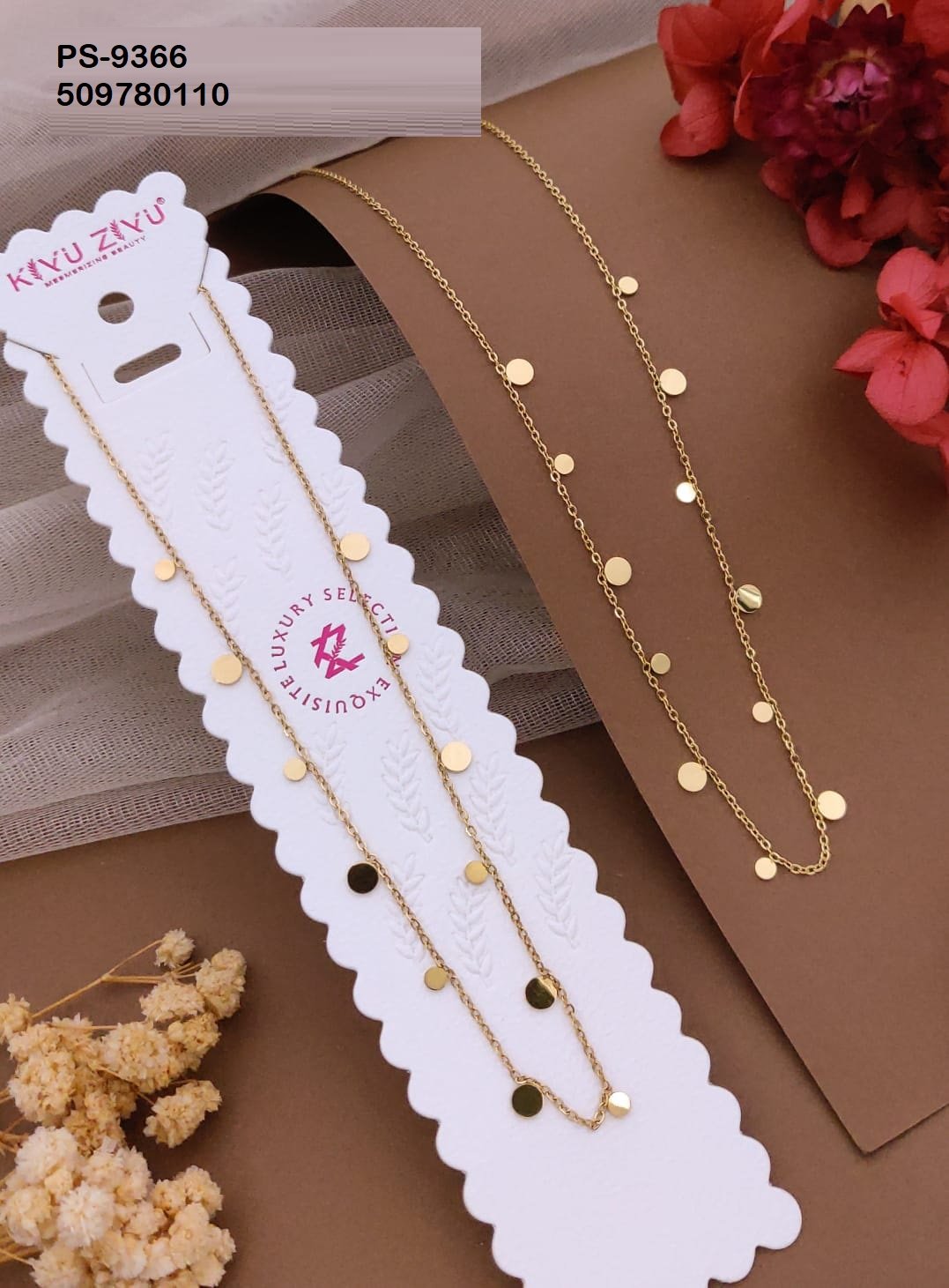 PS-9366 Anti-Tarnish Stainless Steel Daily Wear Necklace