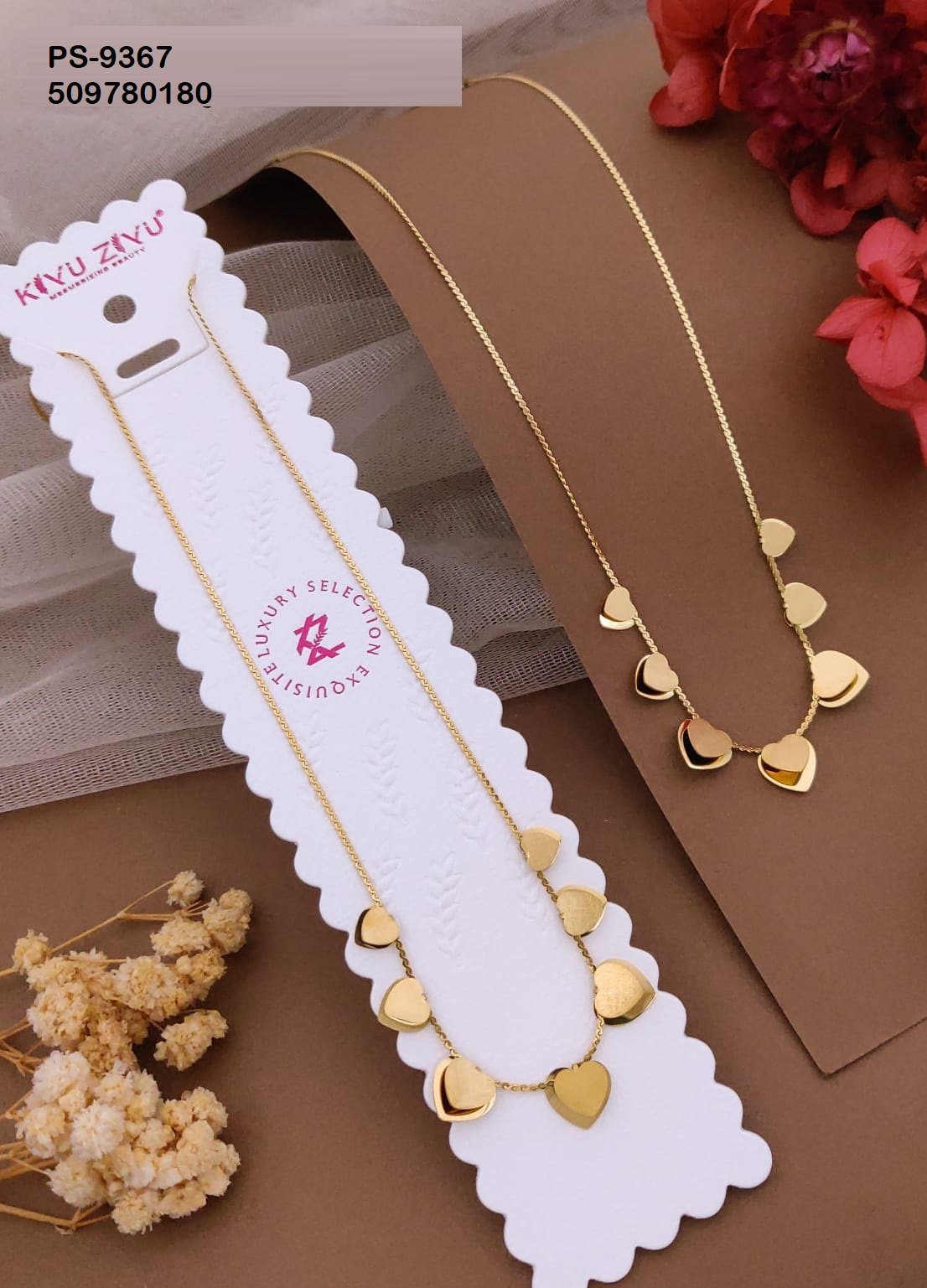 PS-9367 Anti-Tarnish Stainless Steel Daily Wear Necklace