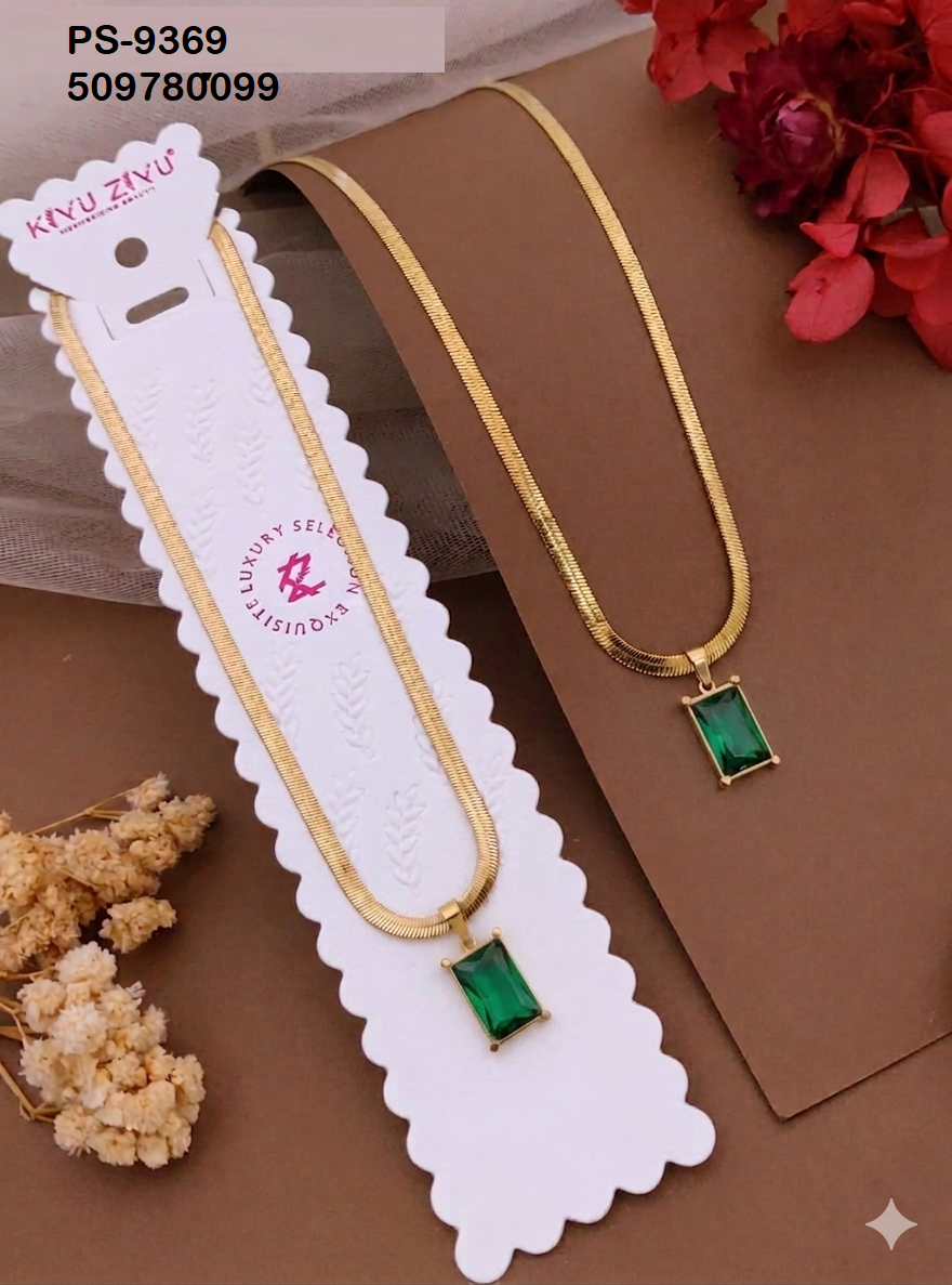PS-9369 Anti-Tarnish Stainless Steel Daily Wear Necklace