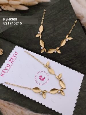 PS-9369_A Anti-Tarnish Stainless Steel Western Necklace Necklace