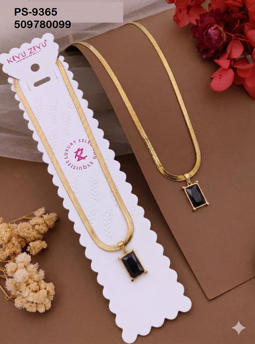 PS-9370 Anti-Tarnish Stainless Steel Daily Wear Necklace